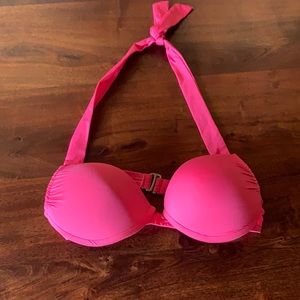 Pink bikini top